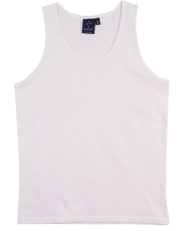 Trainer's Cotton Singlet Men's - Image 5