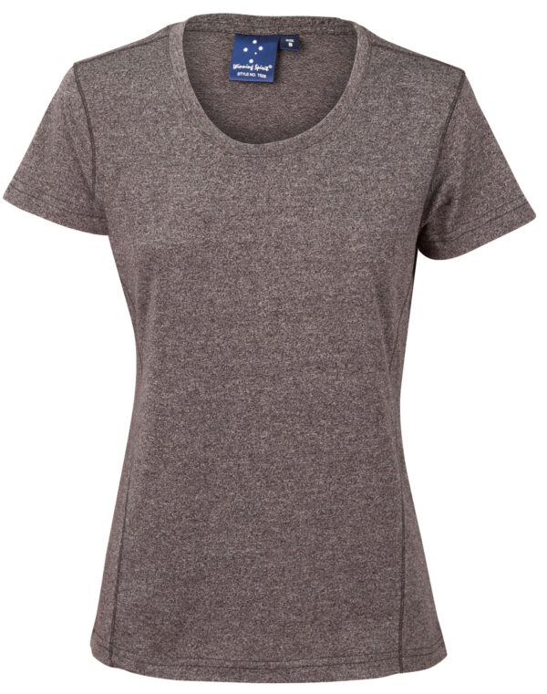 High Performance Heather Tee Ladies - Image 3