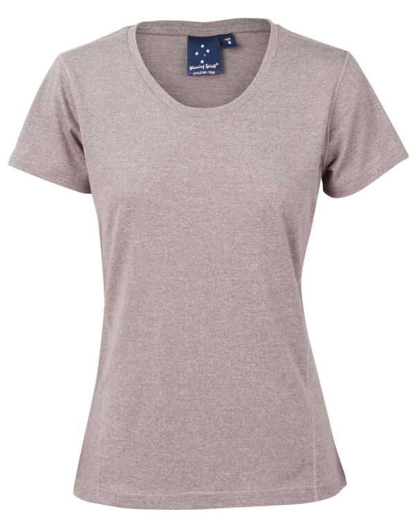 High Performance Heather Tee Ladies - Image 4