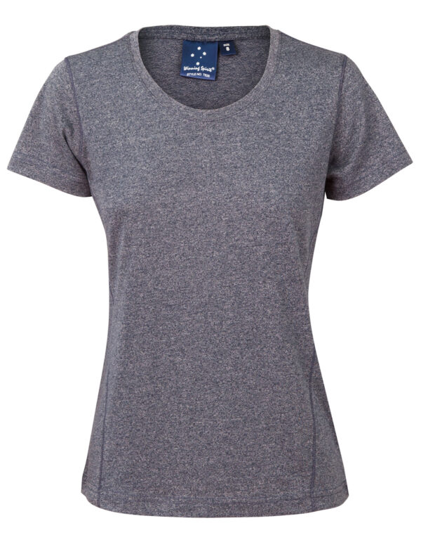 High Performance Heather Tee Ladies - Image 5