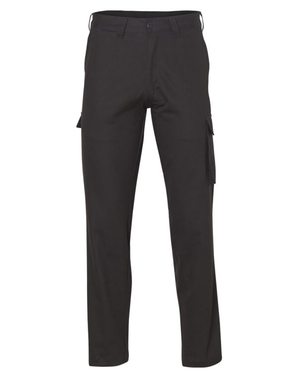 Men's Heavy Cotton Pre Shrunk Drill Pants Stout Size - Image 3