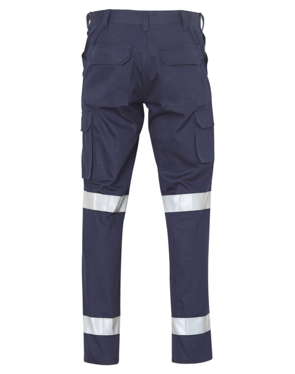 Pre Shrunk Drill Pants With 3 M Tapes Stout Size - Image 2