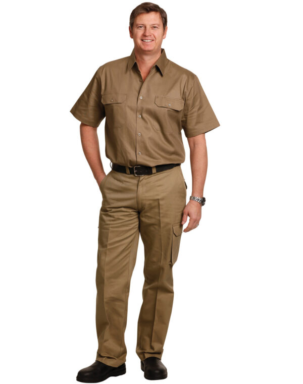 Men's Heavy Cotton Pre Shrunk Drill Pants Long Leg