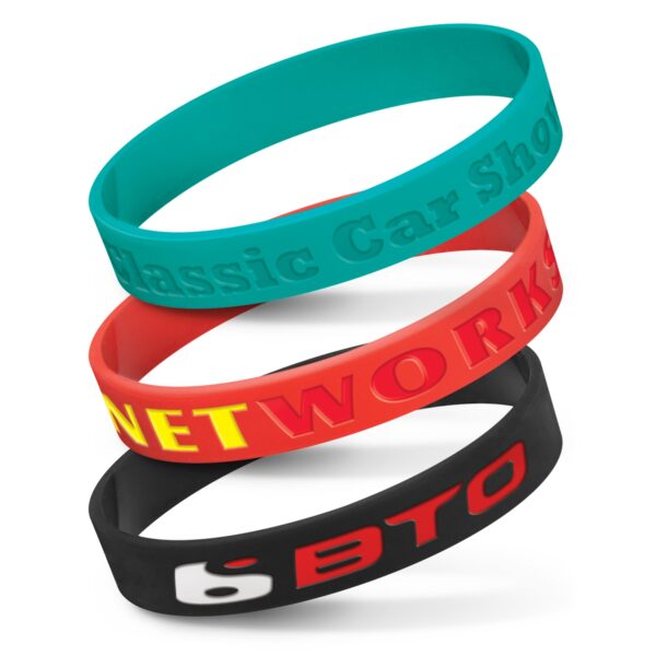 Silicone Wrist Band - Debossed - Image 16