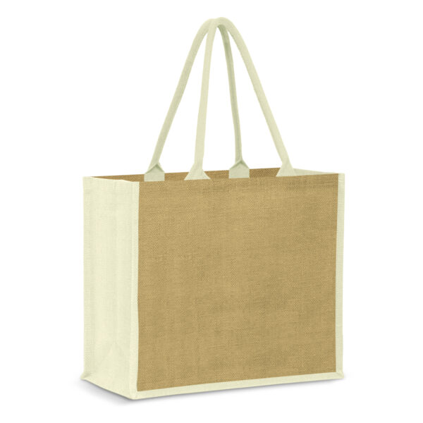 Modena Jute Tote Bag - Image 2