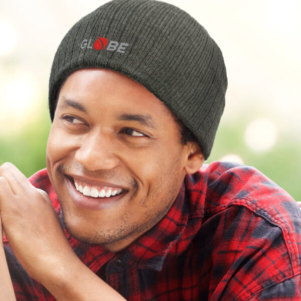 Nebraska Heather Cable Knit Beanie - Image 4