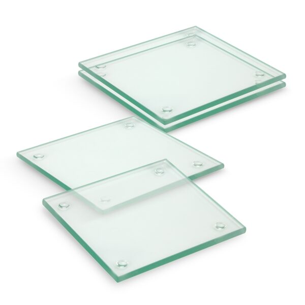 Venice Glass Coaster Set of 4 - Square - Image 2