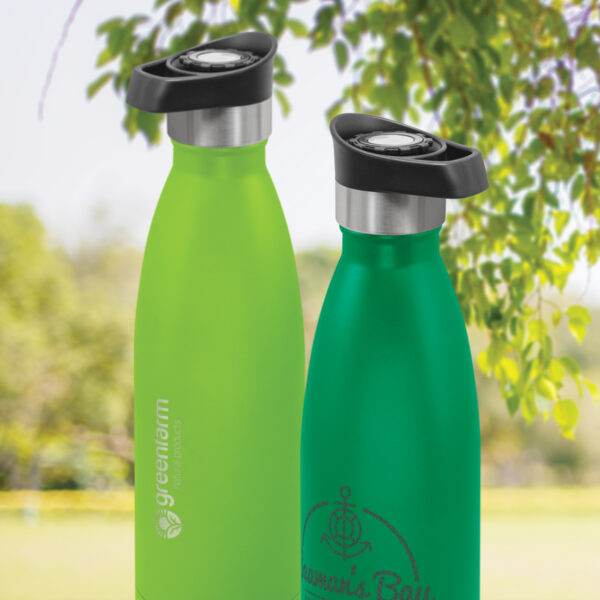 Mirage Powder Coated Vacuum Bottle - Push Button Lid - Image 17