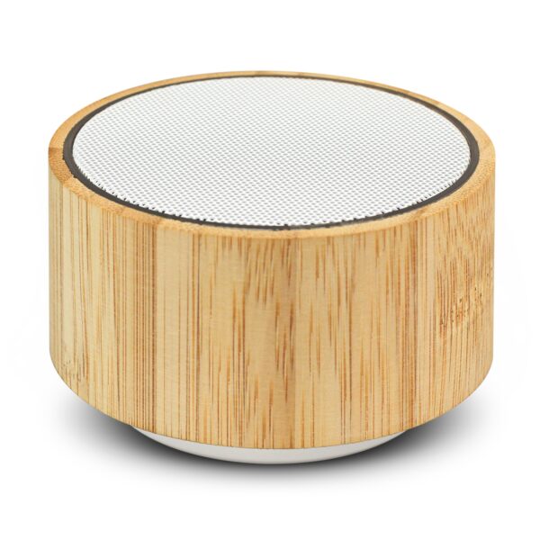 Bamboo Bluetooth Speaker - White - Image 2