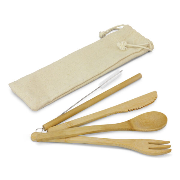 Bamboo Cutlery Set - Image 3