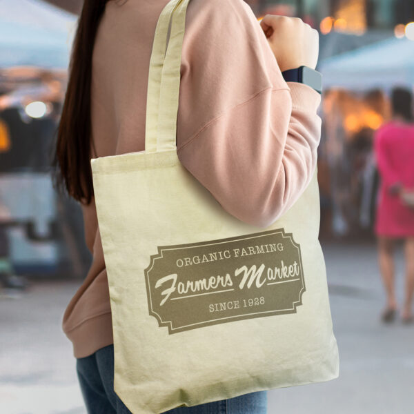 Liberty Cotton Tote Bag - Image 3