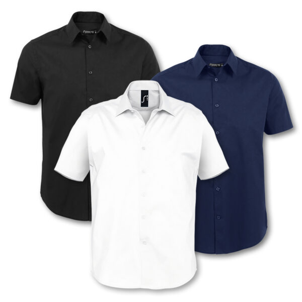 SOLS Broadway Short Sleeve Shirt - Image 5