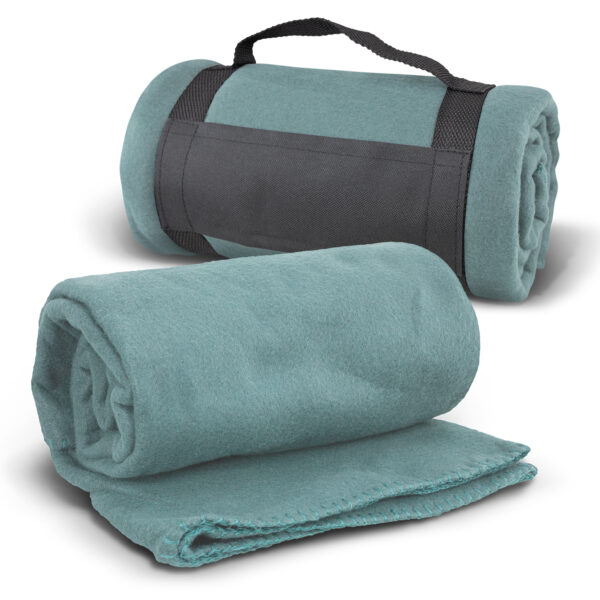 Glasgow Fleece Blanket with Strap - Image 2