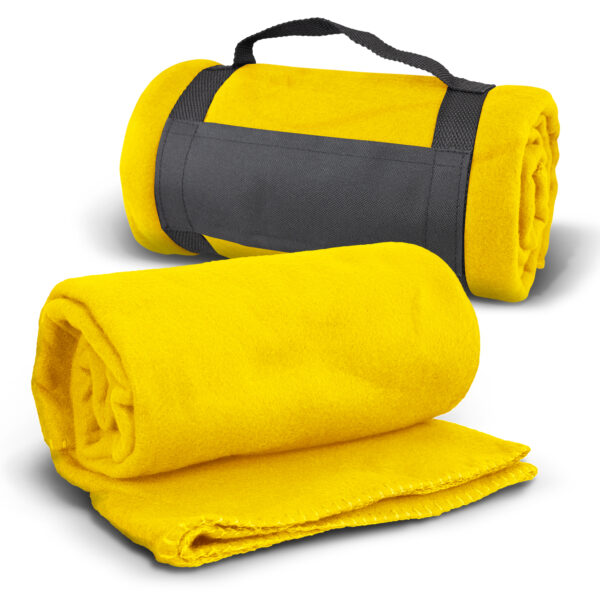 Glasgow Fleece Blanket with Strap - Image 3