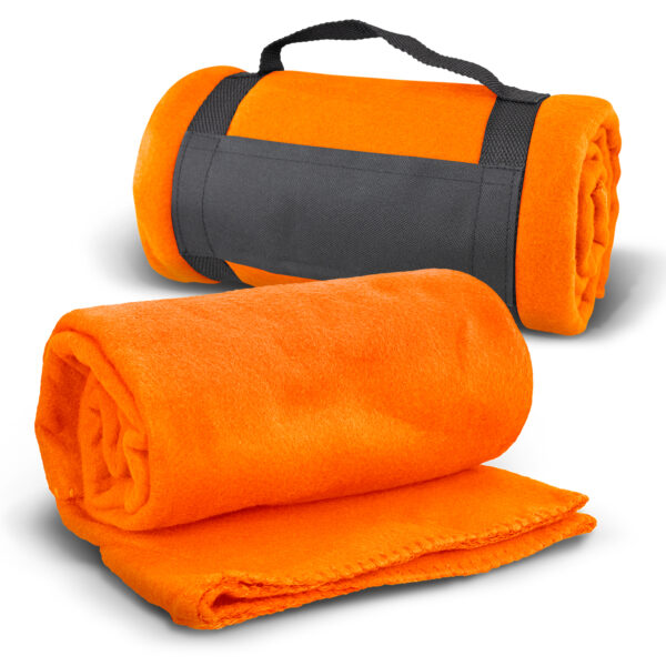 Glasgow Fleece Blanket with Strap - Image 4
