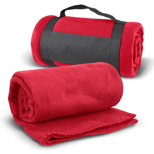 Glasgow Fleece Blanket with Strap - Image 5