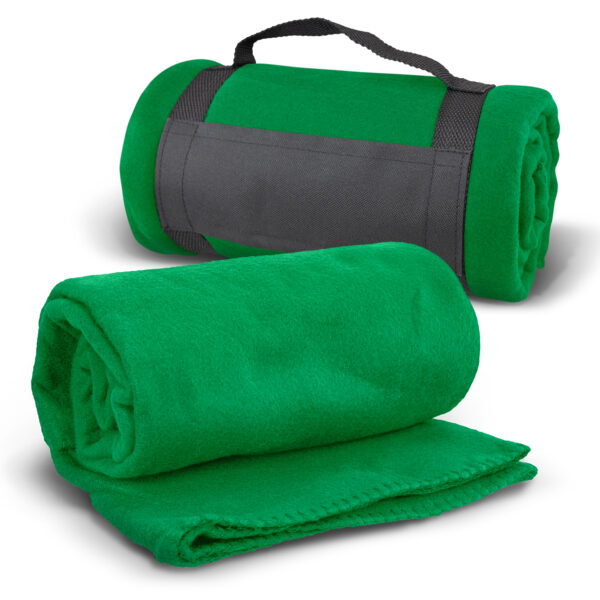 Glasgow Fleece Blanket with Strap - Image 6