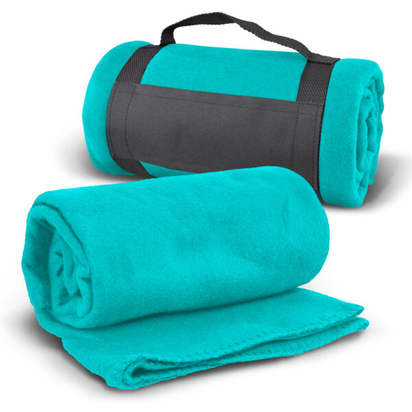 Glasgow Fleece Blanket with Strap - Image 7