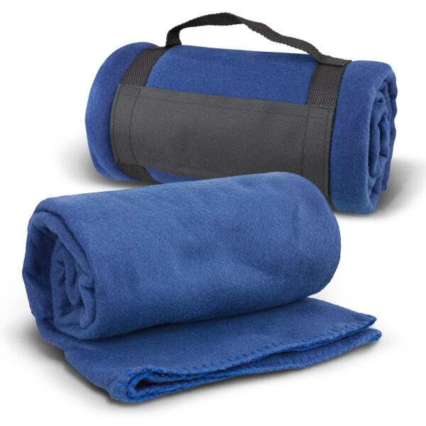 Glasgow Fleece Blanket with Strap - Image 8