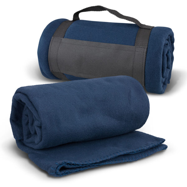 Glasgow Fleece Blanket with Strap - Image 9