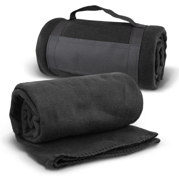 Glasgow Fleece Blanket with Strap - Image 10