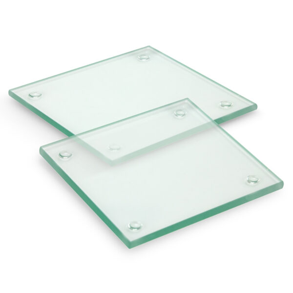 Venice Glass Coaster Set of 2 Square - Full Colour - Image 2