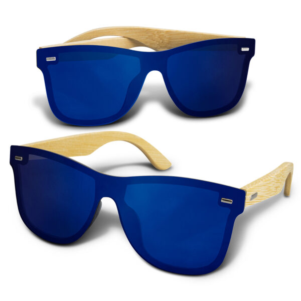 Ryder Mirror Lens Sunglasses - Bamboo - Image 3