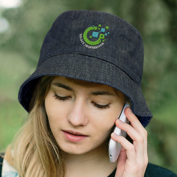 Beverley Denim Bucket Hat - Image 4