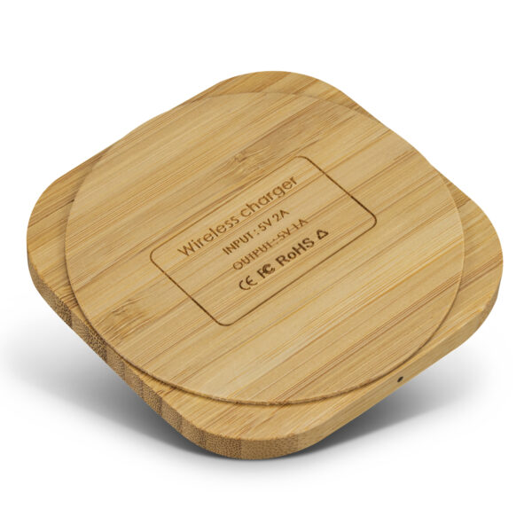 Vita Bamboo Wireless Charger - Square - Image 3
