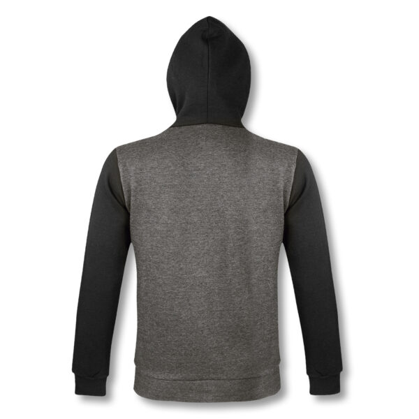 SOLS Silver Unisex Zipped Sweatshirt - Image 3