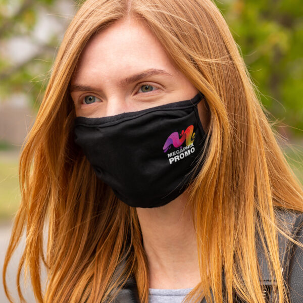 Reusable 3-ply Cotton Face Mask - Indent - Image 5