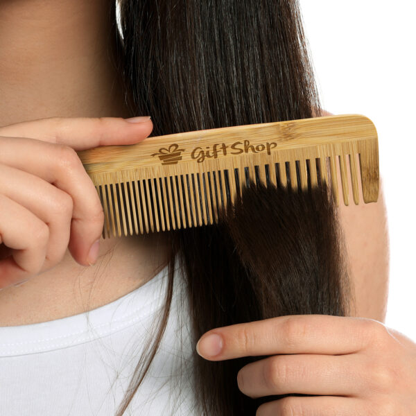Bamboo Hair Comb - Image 3