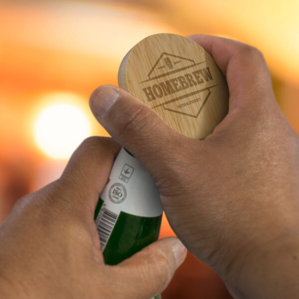 Bamboo Bottle Opener - Image 4