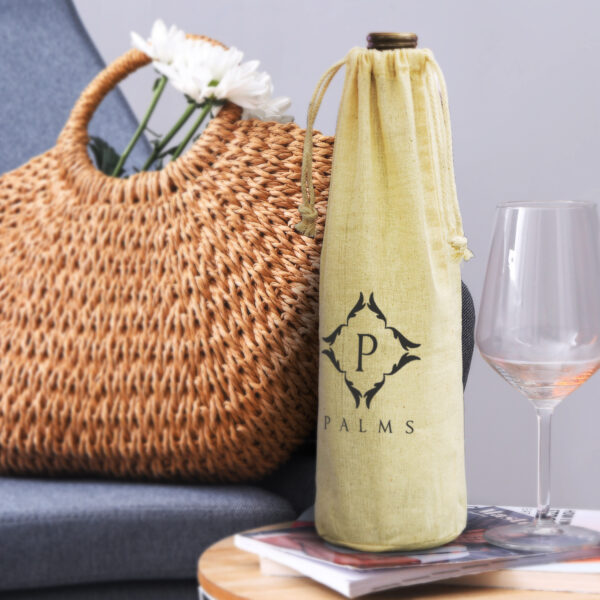 Cotton Bottle Gift Bag - Image 4