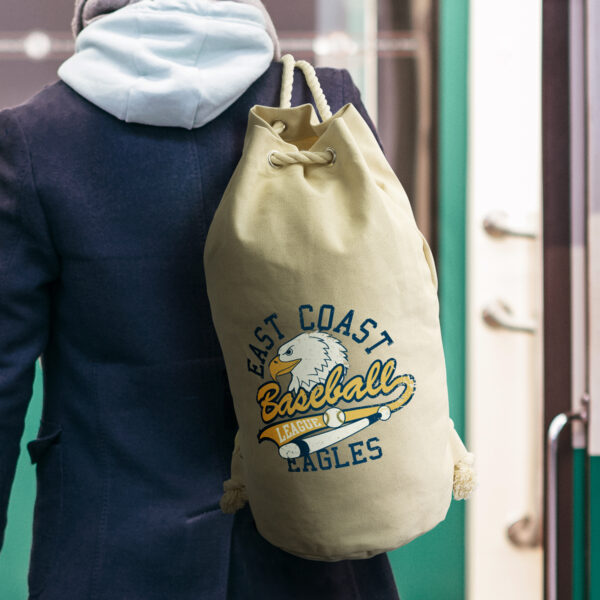 Riverside Canvas Barrel Bag - Image 4