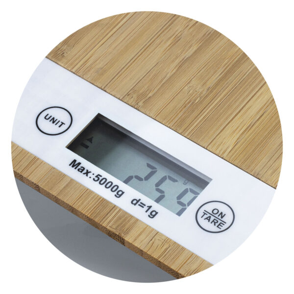 Bamboo Kitchen Scale - Image 3