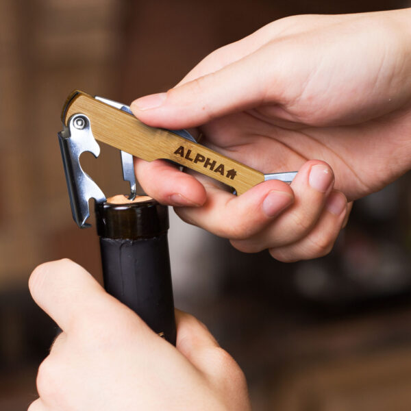 Bamboo Wine Waiters Knife - Image 4