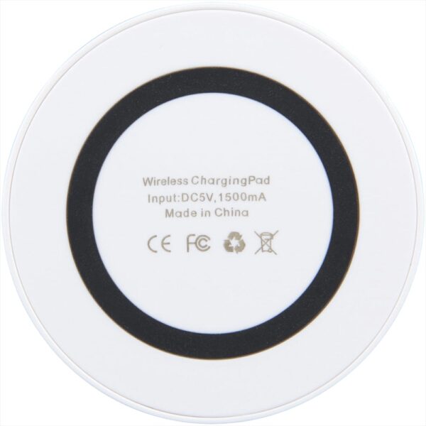 Freal Wireless Charging Pad, White/Solid Black - Image 2