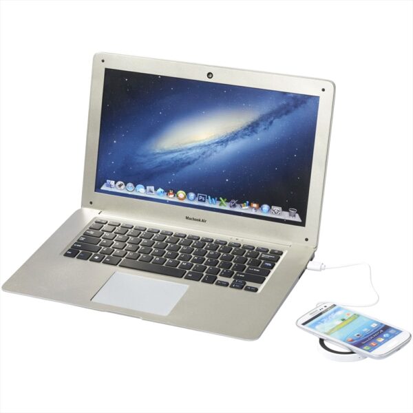 Freal Wireless Charging Pad, White/Solid Black - Image 4