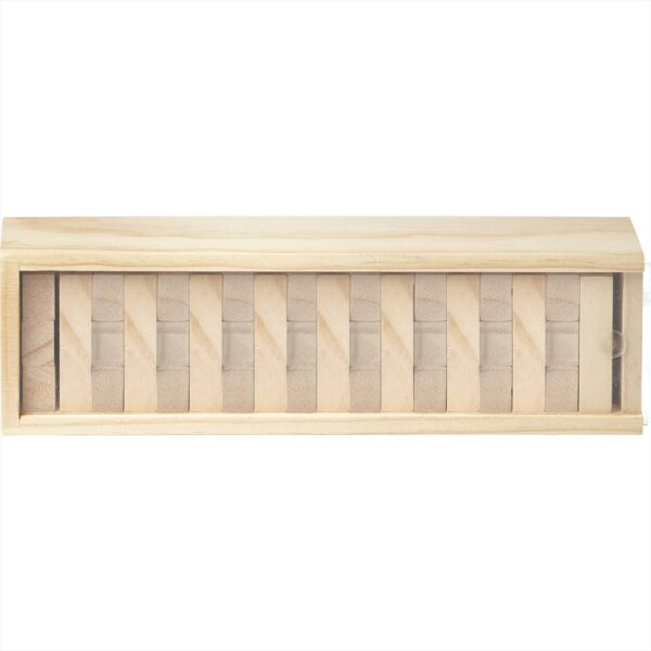 Tumbling Tower Wood Block Stacking Game - Image 2