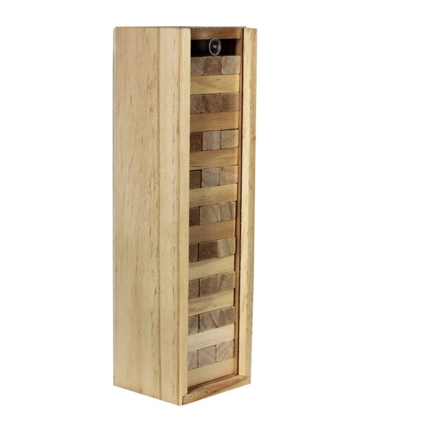 Tumbling Tower Wood Block Stacking Game - Image 10