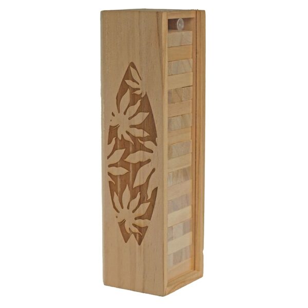 Tumbling Tower Wood Block Stacking Game - Image 7