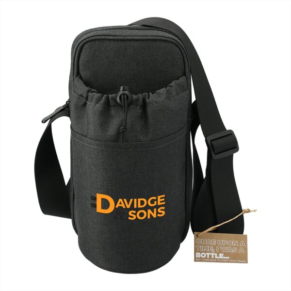 Traver RPET Adjustable Bottle Sling Cooler w/ Pouch - Image 2