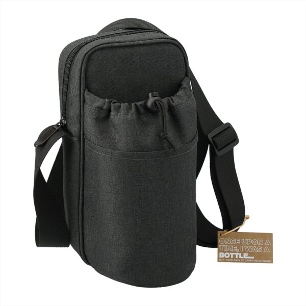 Traver RPET Adjustable Bottle Sling Cooler w/ Pouch - Image 3