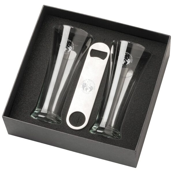 Pilsner Beer Glass Set 350ml - Image 5