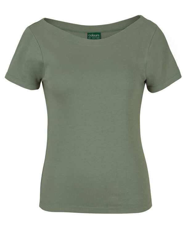 C of C Ladies Boat Neck Tee - Image 3