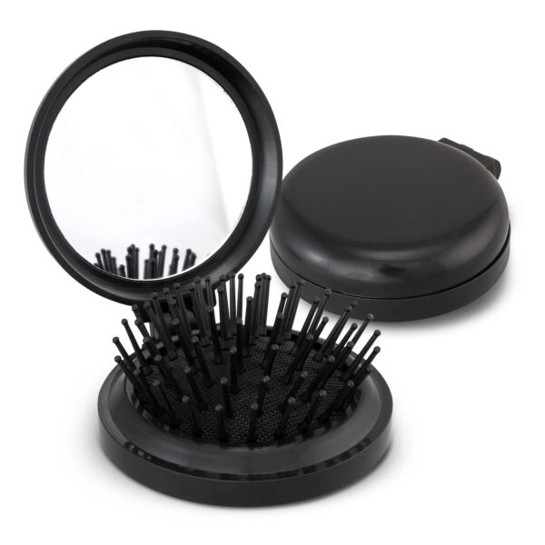 Compact Brush with Mirror - Image 3