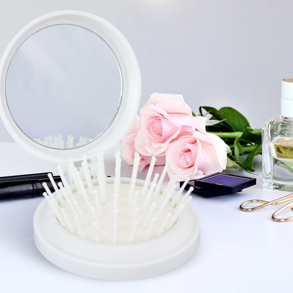 Compact Brush with Mirror - Image 4
