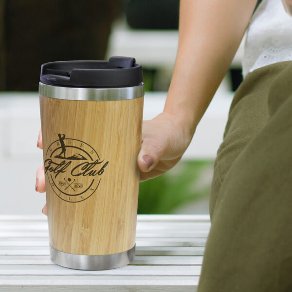 Bamboo Double Wall Cup - Image 4