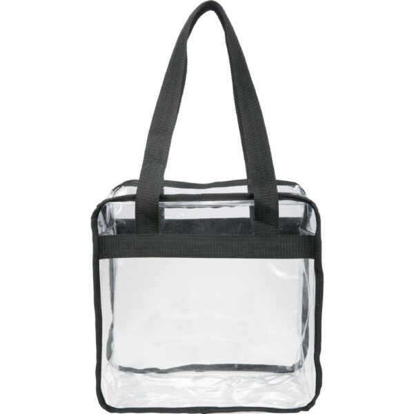 Game Day Clear Zippered Safety Tote 15L - Image 2